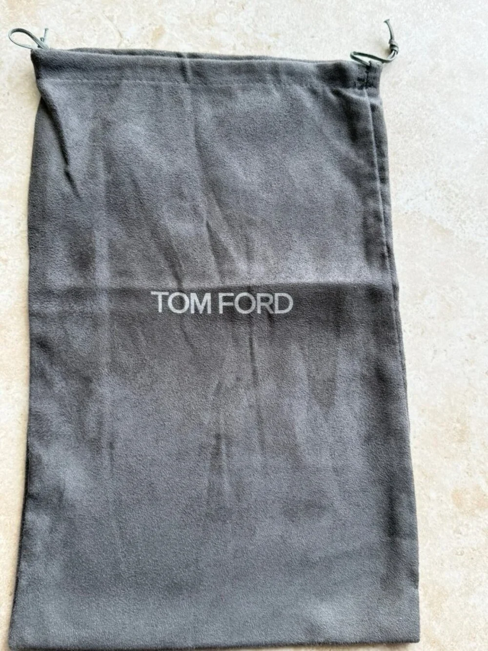 Tom Ford Dust Bag Storage Cover Drawstring Gray 15
